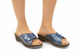 Benexa Sandalo Jeans sughero con velcro