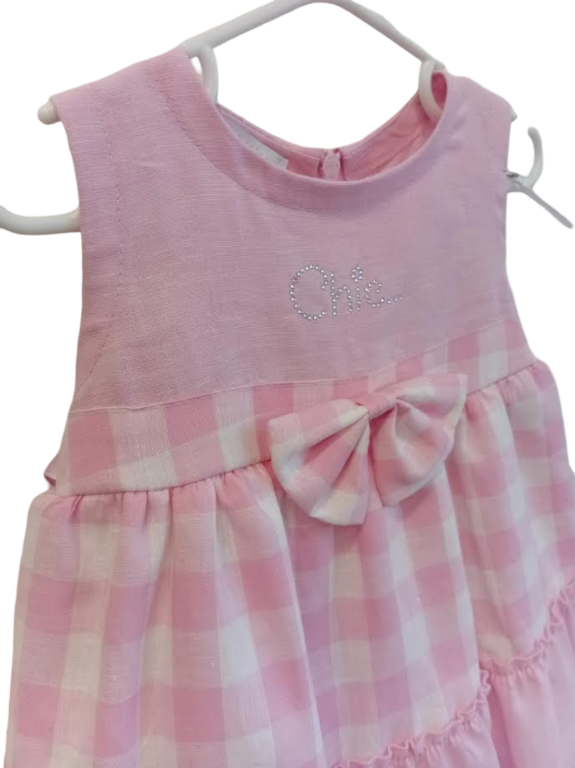 Vestitino bimba con bandana abbinata