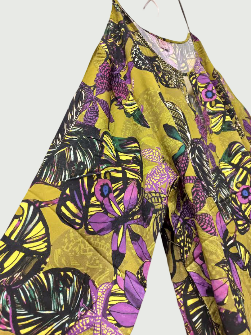 Tunica Copricostume Donna Anita Salla Fantasia Olive