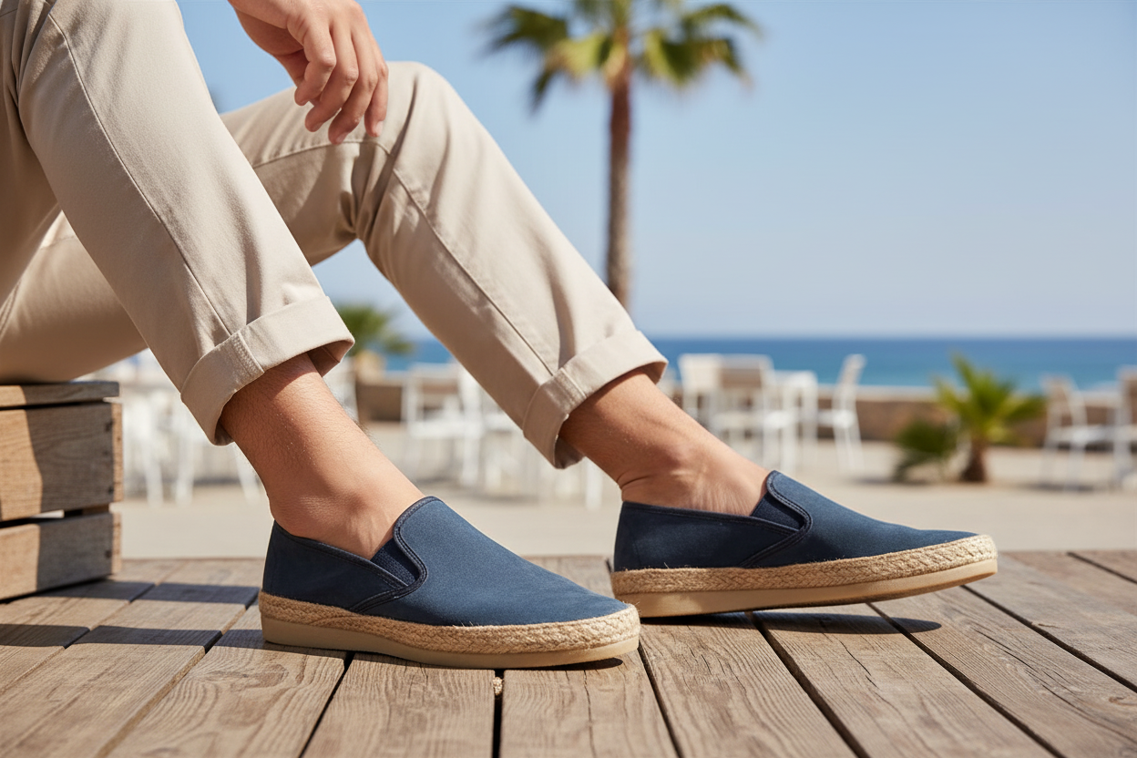 Novaflex Mocassino Uomo in Camoscio Blu