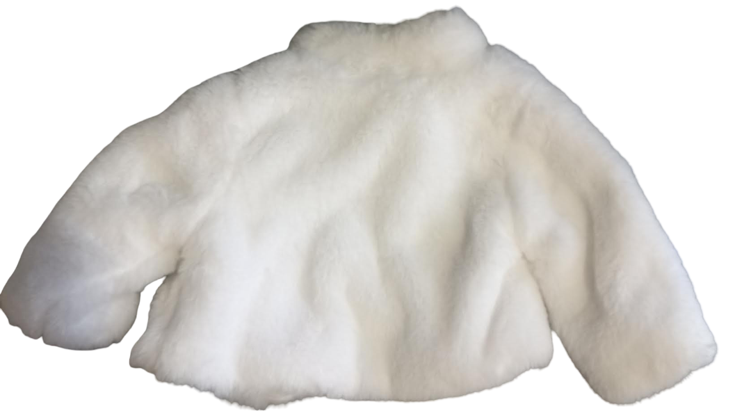 Luglio Pelliccia Bambina Bianca