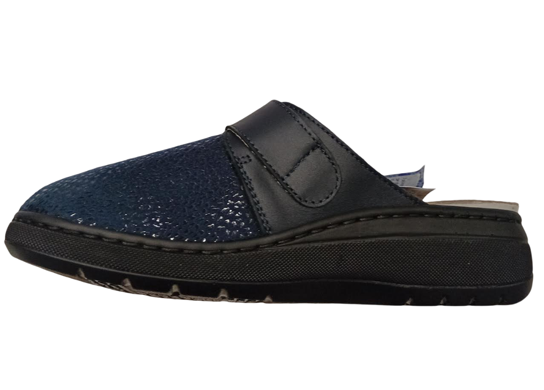 Benexa pantofola ortopedica elasticizzata blu