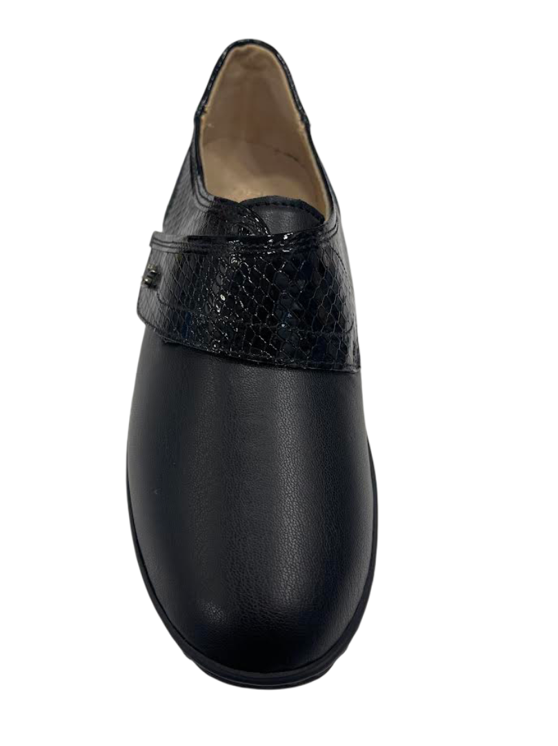 Benexa scarpa in pelle elasticizzata