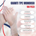 Guanti Monouso in TPE Senza Talco