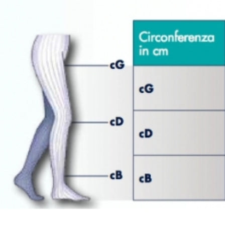 Sigvaris Trombo X AD Gambaletto  anti-trombo post-intervento 18mmhg