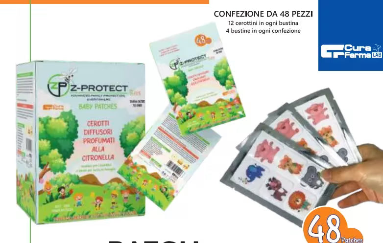 Z Protect Patch Antizanzare Naturale TNT 48 Pezzi