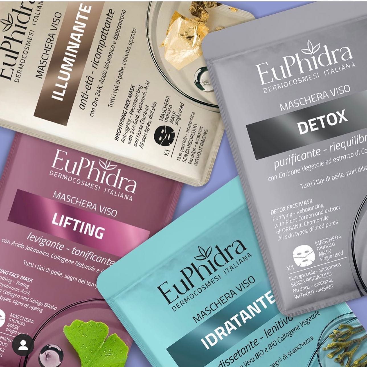 Euphidra Maschera Viso Monouso