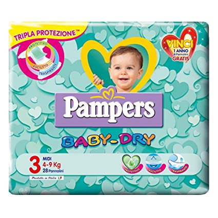 Pannolini pampers baby dry