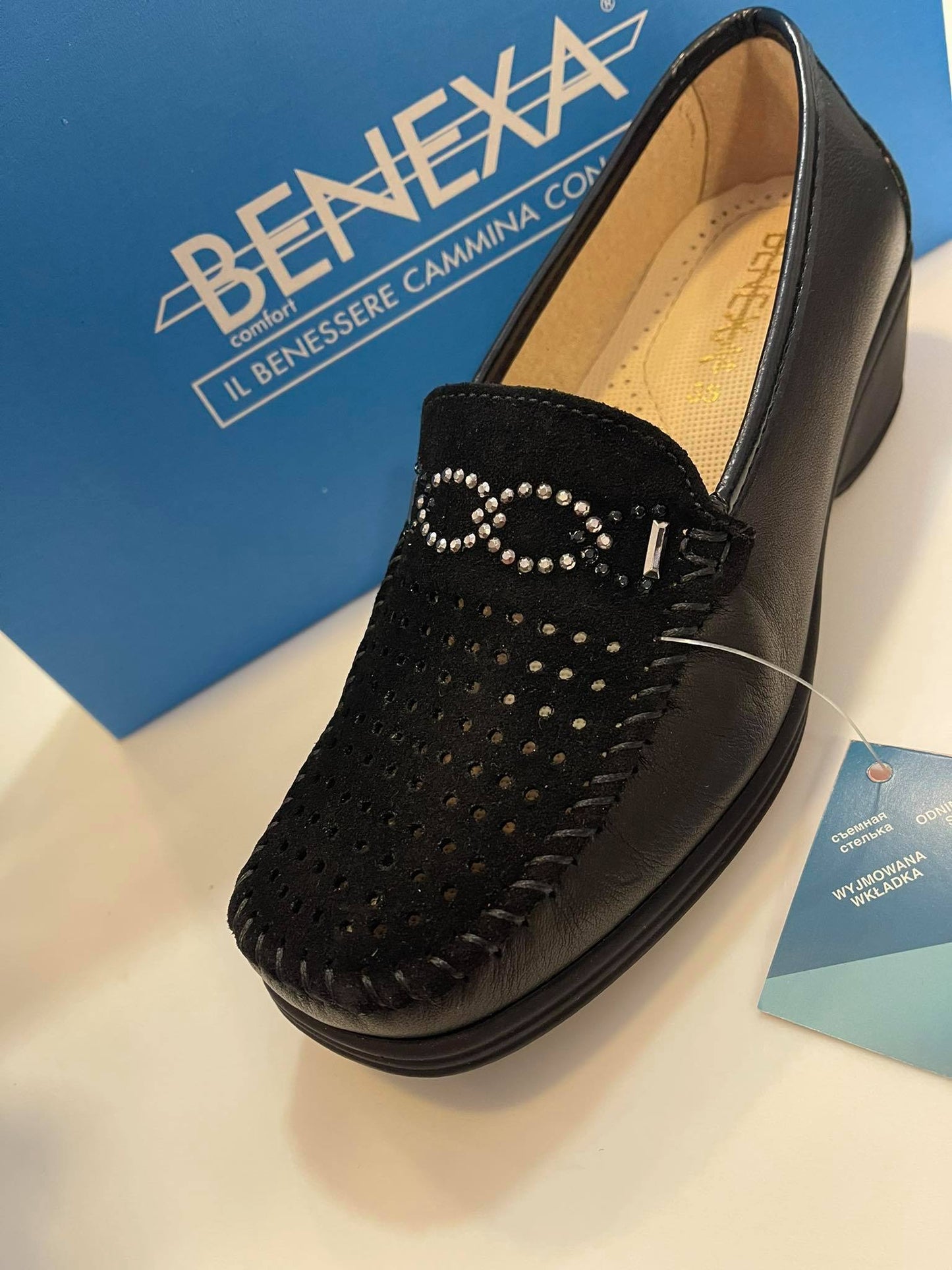 Benexa mocassino con plantare estraibile