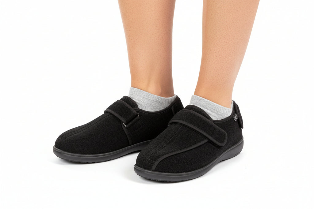 Scholl andy rey scarpa morbida in tessuto caldo elasticizzato