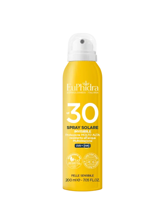 Euphidra Spray Solare Invisibile SPF 30 Protezione UVA/UVB 200 ml