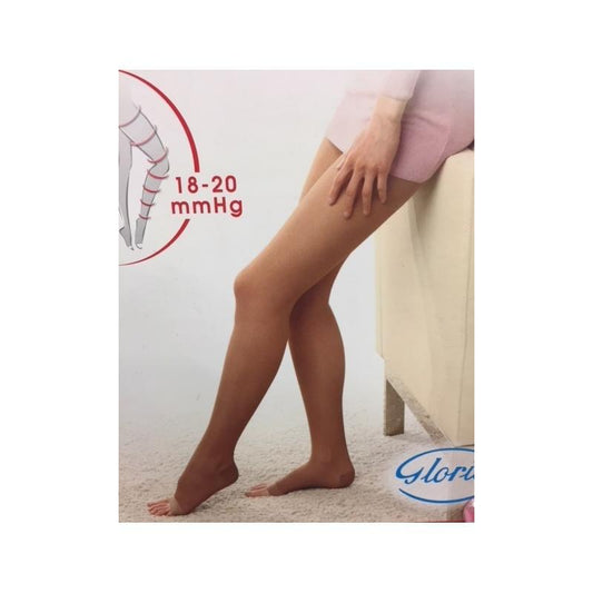 Lady gloria autoreggente punta aperta 140 den