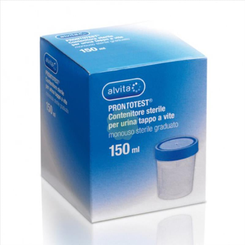 Alvita PRONTOTEST® Contenitore sterile per urina tappo a vite 150ml