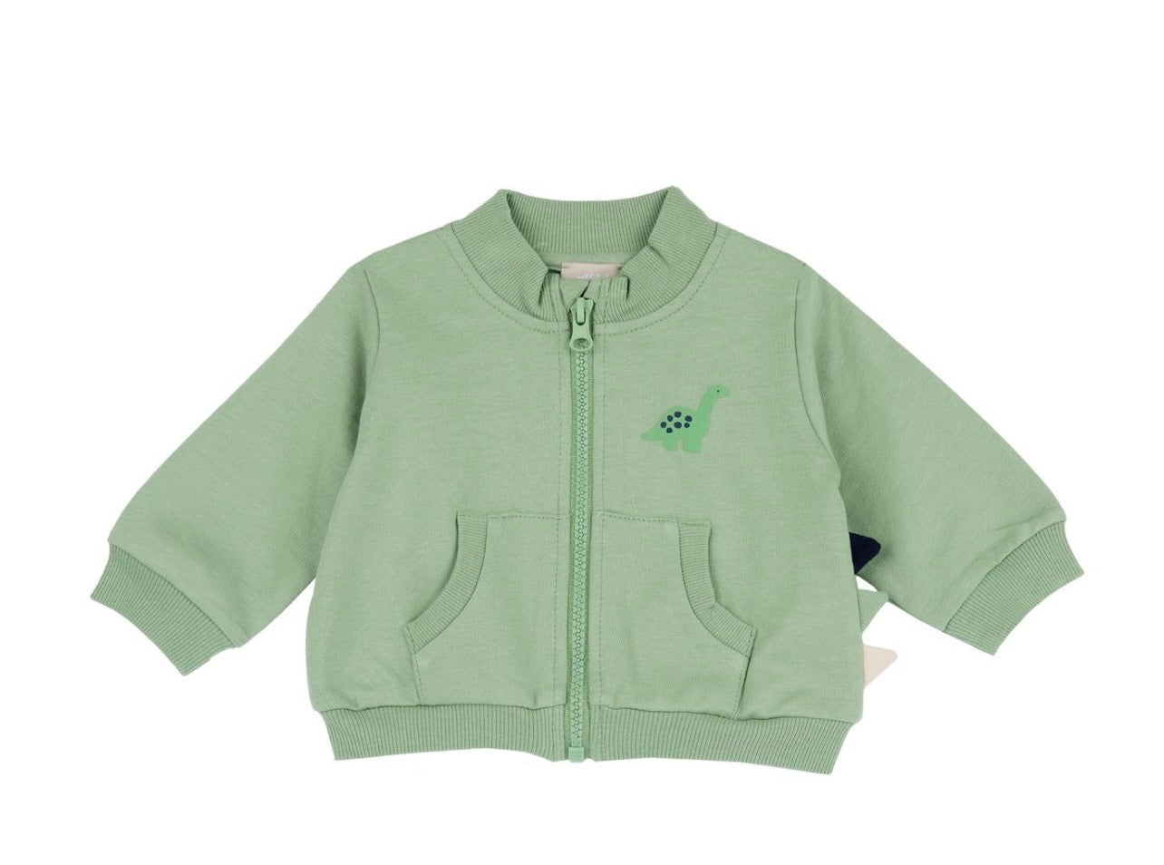 Chicco Giacca Bimbo Verde Salvia con Cresta Dinosauro