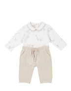 Chicco Completo Bambino Beige & Bianco