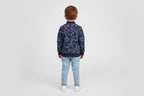 Chicco completo bambino Felpa e Pantalone Dinosauri Blu Navy