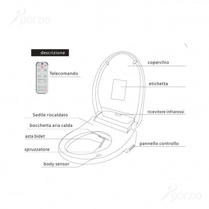 Termigea Bidet Computerizzato JT200B