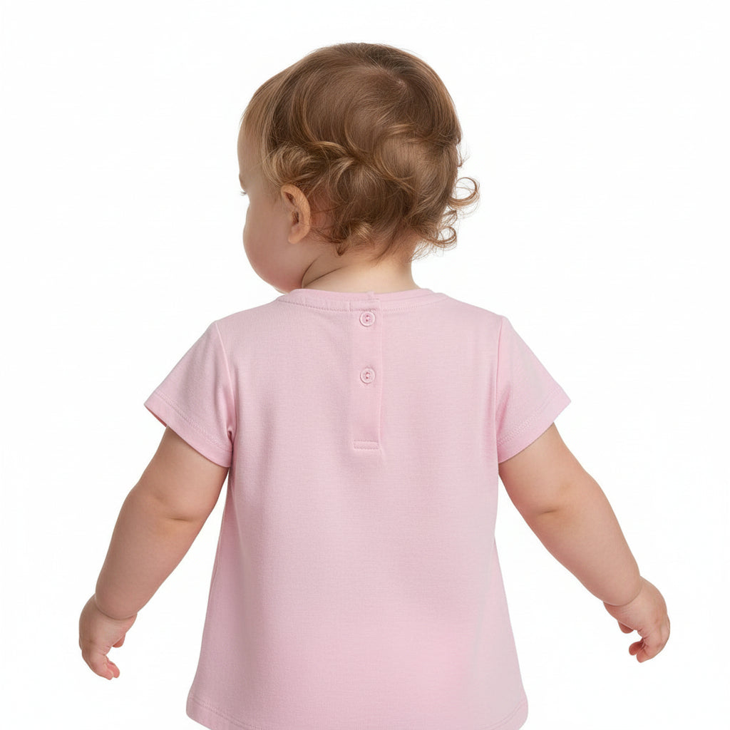 Chicco Maglietta Rosa bambin con Fiori Design Pretty & Sweety