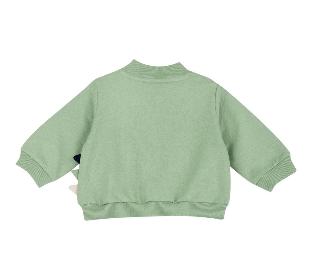 Chicco Giacca Bimbo Verde Salvia con Cresta Dinosauro