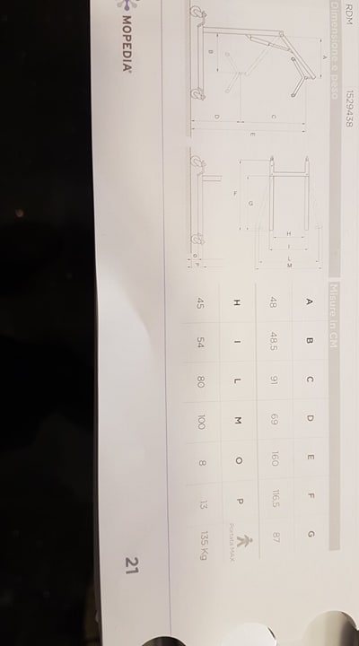 Moretti sollevamalati elettrico attuatore Timotion