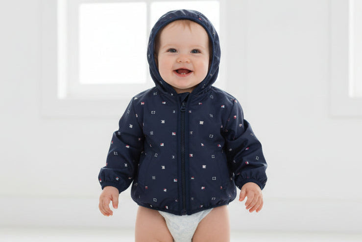 Chicco Giubbino Geometrico Blu