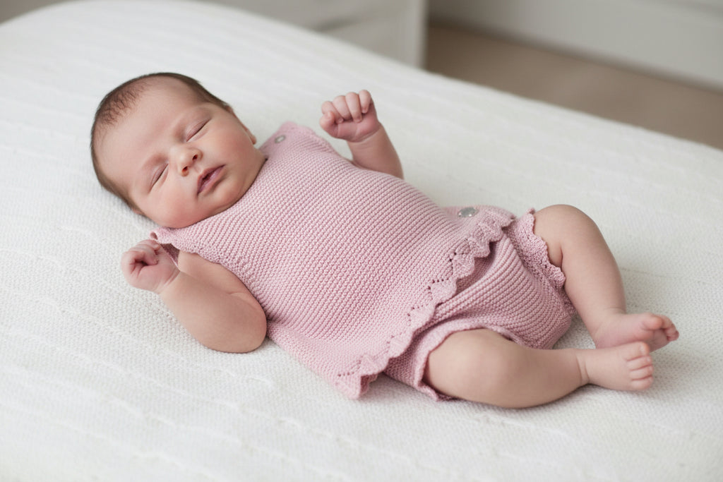 Chicco Completo Maglia Neonata Rosa con Bordo Traforato