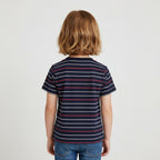 Chicco T-Shirt bambino a Righe Blu Navy