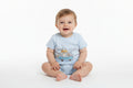 Chicco Completo Neonato 2 Pezzi T-Shirt Camper e Pantaloncini Azzurri
