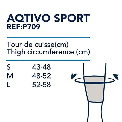 Aqtivo sport Coscera per muscolo quadricipide