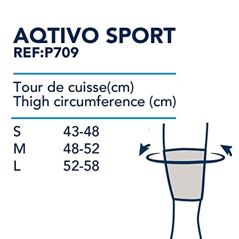 Aqtivo sport Coscera per muscolo quadricipide