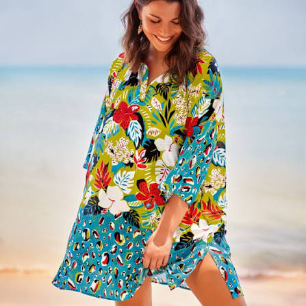 Anita Manihi Tunica copricostume fantasia tropicale