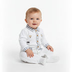Tutina Neonato Chicco con Piedini Cotone Morbido