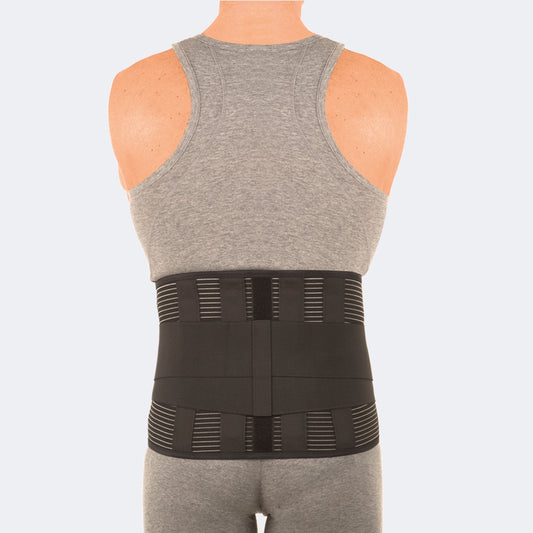 Camp 410 Action Corsetto elastico lombosacrale con rinforzi paravertebrali e supporto lombare con tiranti pelvici
