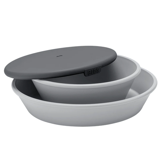 Bibs Set piatto per la pappa Piatto+Ciotola con coperchio