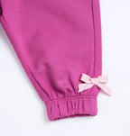 Pantaloni Chicco Fucsia con Fiocchi Rosa
