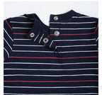 Chicco T-Shirt bambino a Righe Blu Navy