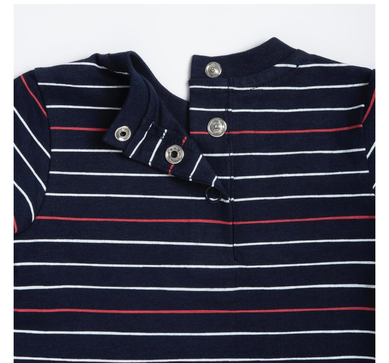 Chicco T-Shirt bambino a Righe Blu Navy