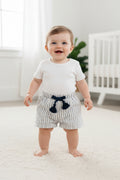 Chicco Shorts Bambina a Righe con Nappine