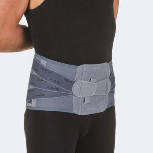 Camp Corsetto elastico lombosacrale con rinforzi paravertebrali e tiranti pelvici