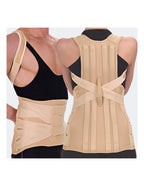 5037 CAMP 50 Corsetto semirigido dorsolombare con spallacci 4 rinforzi paravertebrali