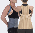 5037 CAMP 50 Corsetto semirigido dorsolombare con spallacci 4 rinforzi paravertebrali