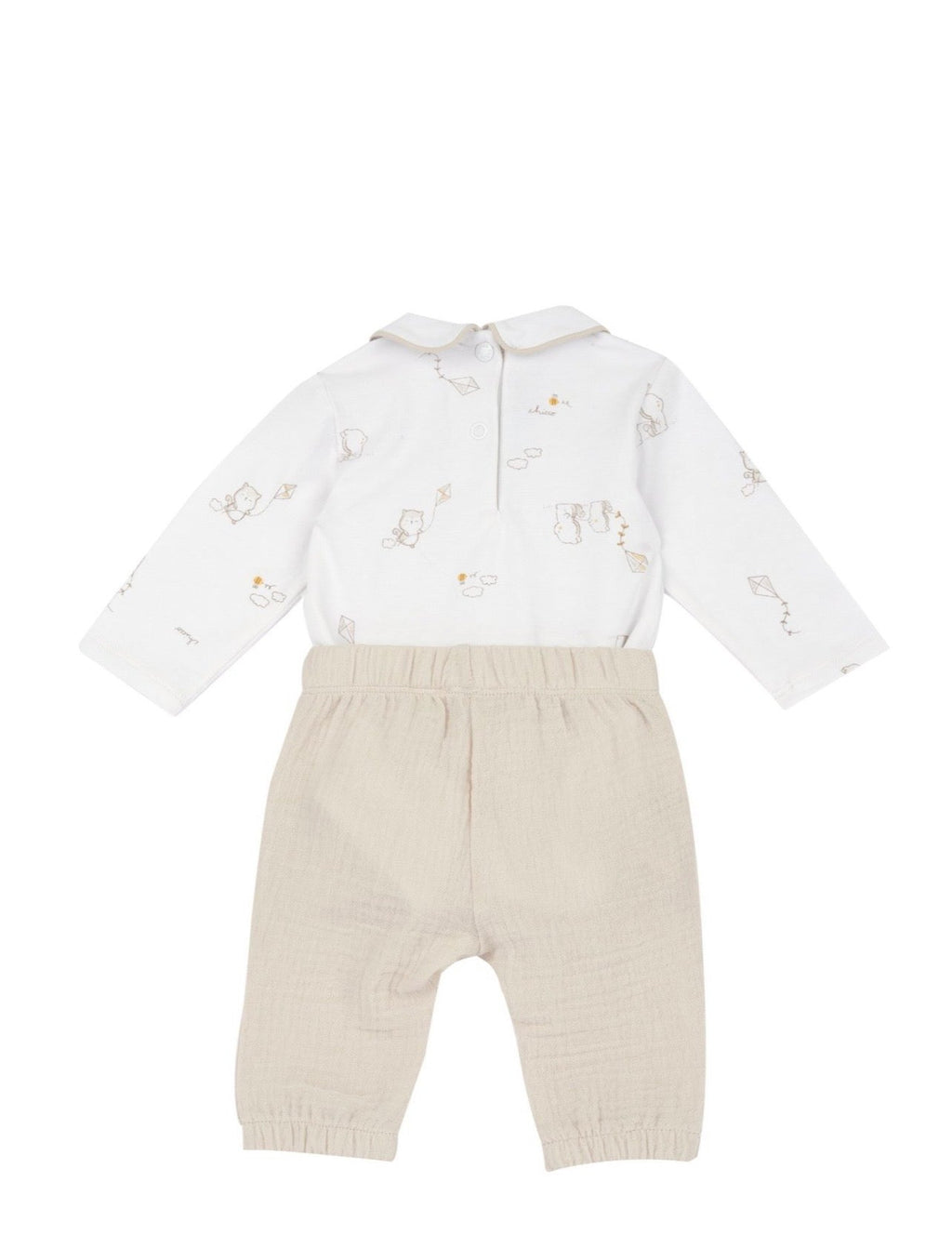 Chicco Completo Bambino Beige & Bianco