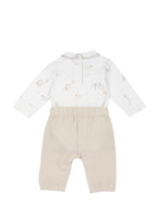 Chicco Completo Bambino Beige & Bianco