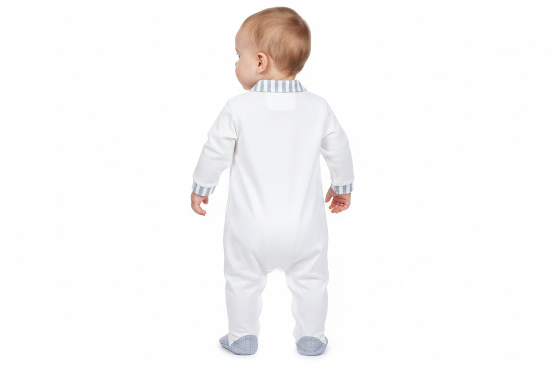 Tutina Neonato Chicco con Piedini Cotone Morbido