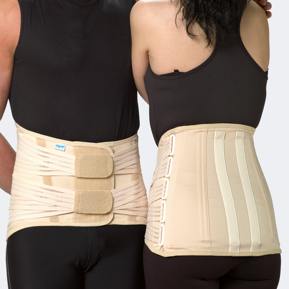 Camp  Corsetto semirigido lombosacrale con rinforzi paravertebrali e 4 tiranti pelvici