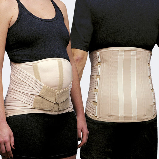 Camp 534 Camp One Corsetto semirigido lombosacrale alto per addome pendulo con rinforzi paravertebrali e 4 tiranti pelvici