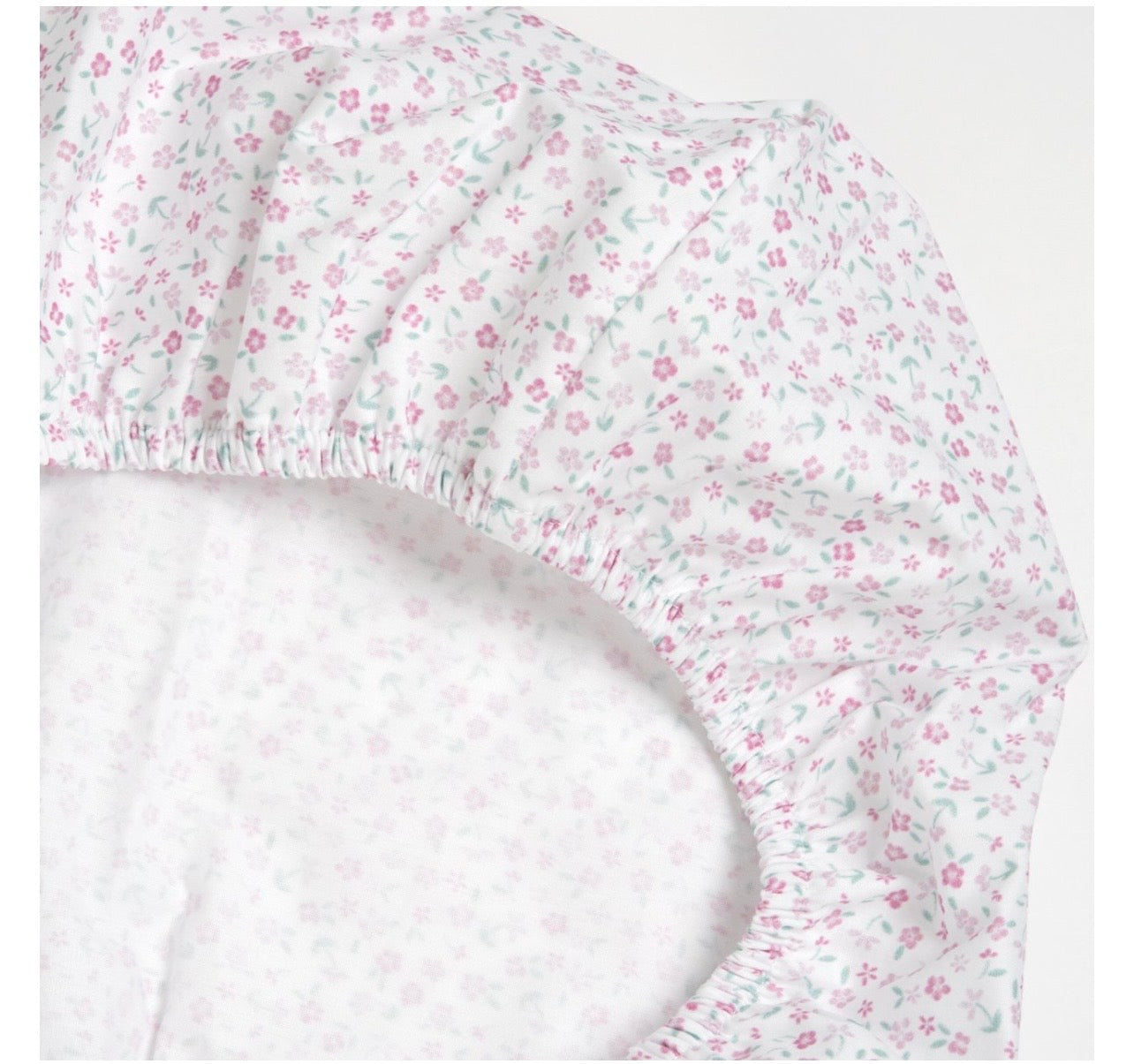 Chicco Set Lenzuola Neonata con Federa Fantasia Floreale Rosa