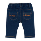 Chicco Jeans Bambino Blu Navy con Ricamo Just Hugs