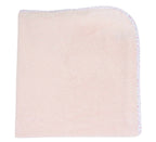 Chicco Quadrato Neonata con Cappuccio - Ricamo Coniglietti Rosa