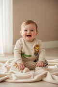 Chicco Completo bimbo Jungle Crew Felpa e Pantalone in Cotone